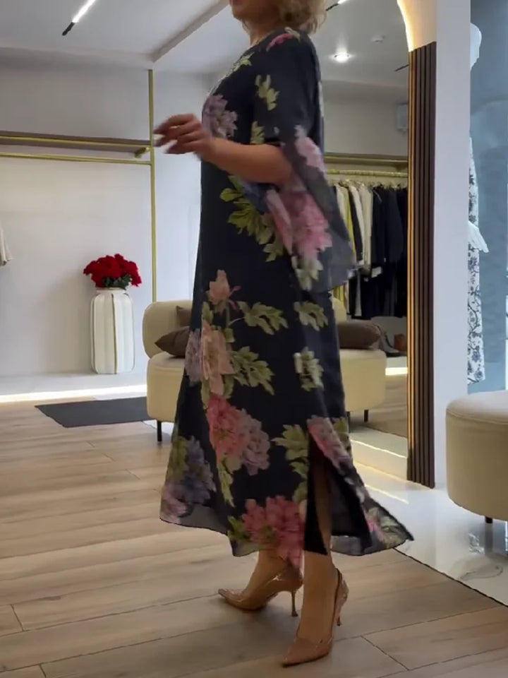 Nida | Blomstret kjole