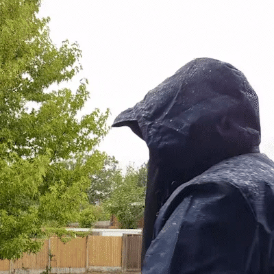 Vandtæt regnjakke til hverdagsbrug