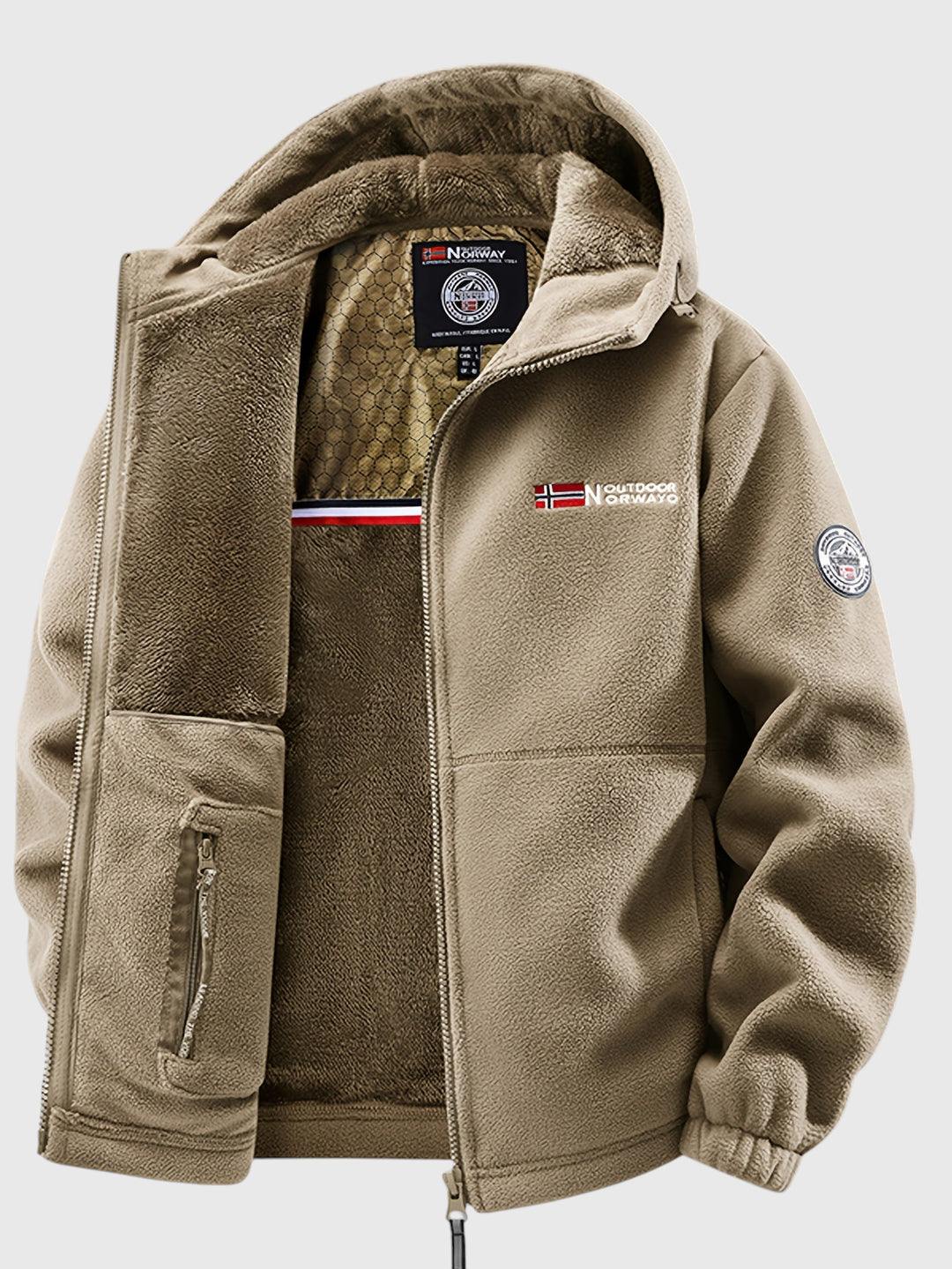 Stellan | Termofleece vinterjakke