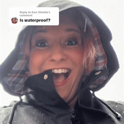 Vandtæt regnjakke til hverdagsbrug