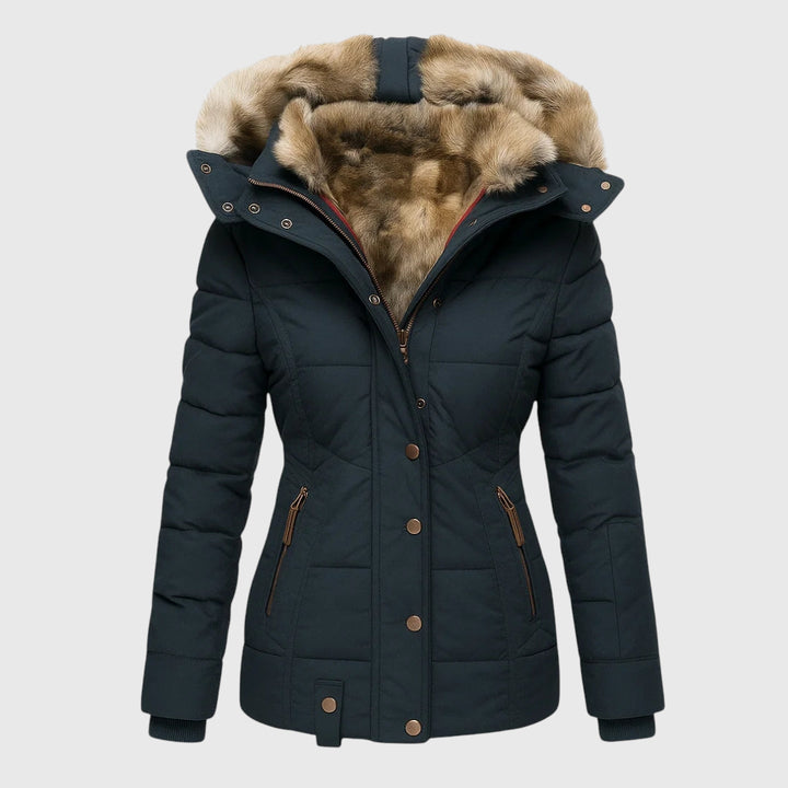 Astrid | Vinterjakke med hætte