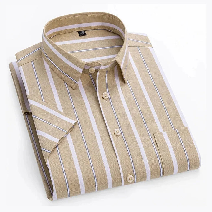 Kasper™ | Kortærmet Katoonskjorte