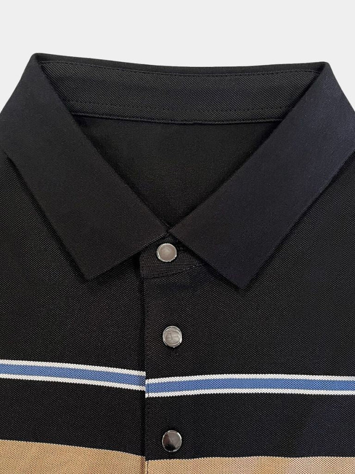 Kasper™ | Solnedgang Stribet Polo