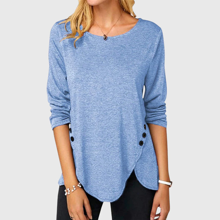 Liv | Sweatshirt med afrundet kant