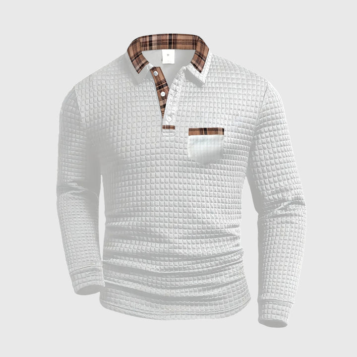 Henrik | Elegant herretrøje med knapdetaljer