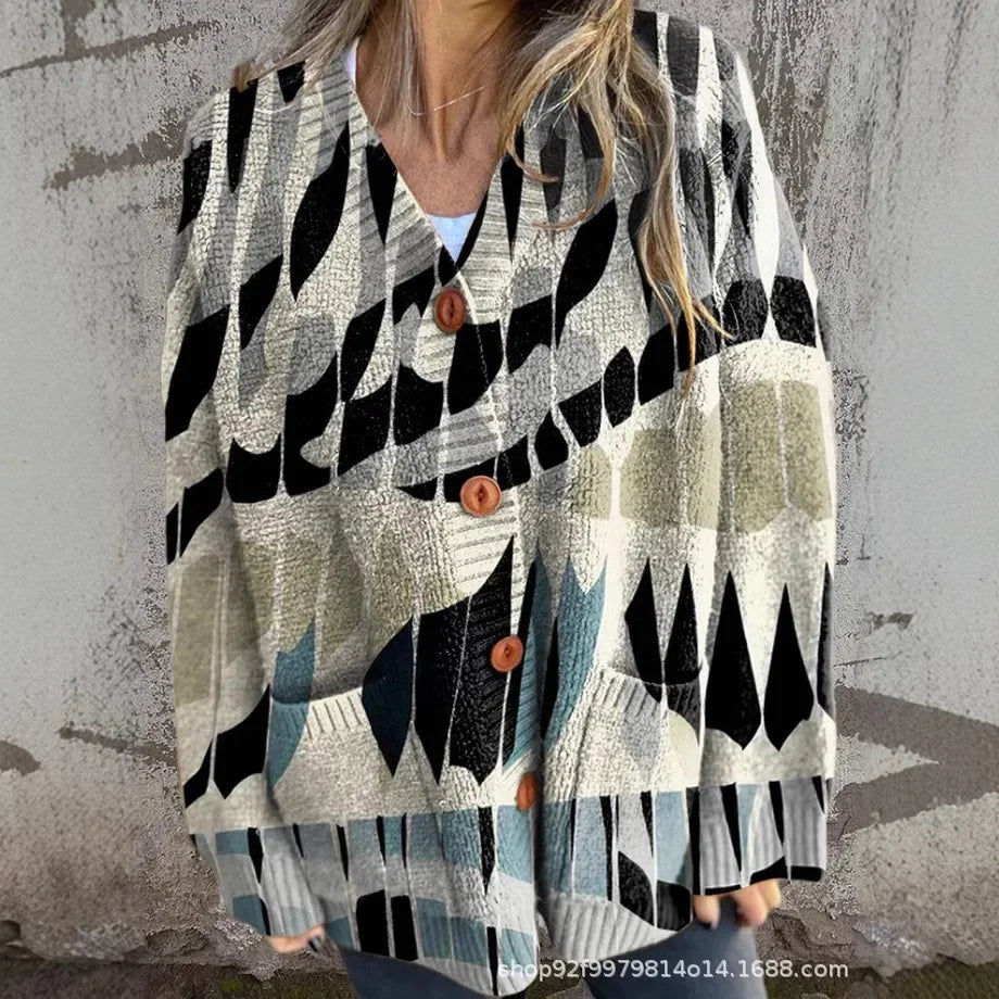 Hera | Blomstret cardigan