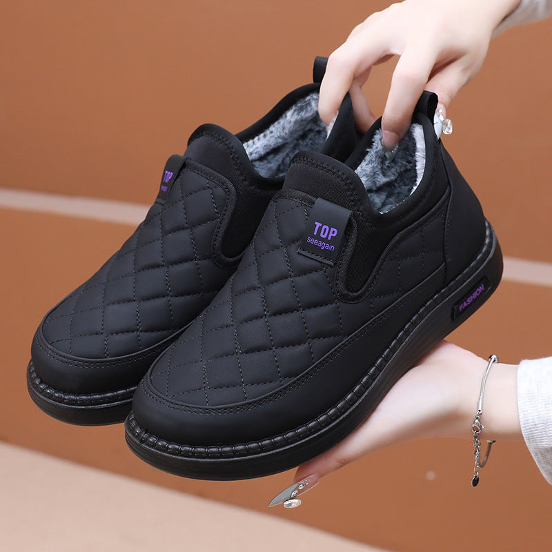 Vinterstøvler til kvinder, tykke, varme, vandtætte og skridsikre